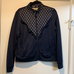TORY SPORT Net T Ruffle Track Jacket